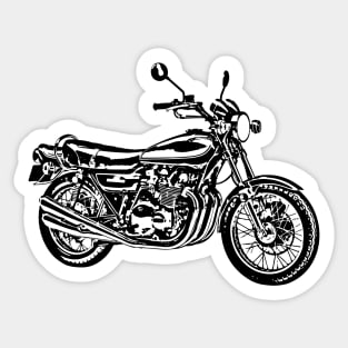 Z1 900 Motorcycle Sketch Art Sticker